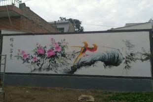 喀什墙体画画 ,喀什美丽乡村墙绘发布