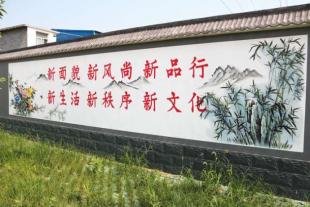 信阳农村墙体喷彩绘,信阳手绘墙广告,墙体绘画