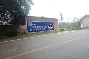 贵州墙体喷字广告,贵州外墙喷绘广告,贵州古建筑彩绘