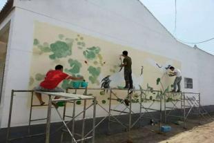 鄂州墙绘文化墙，鄂州墙体壁画服务超低价格