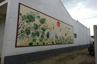 商洛墙体彩绘乡村振兴的一抹亮色商洛景观墙体彩绘