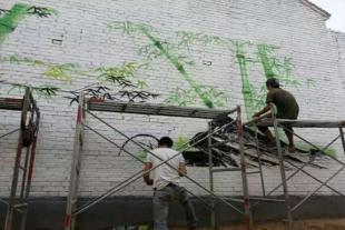 西宁墙壁画彩绘见证外墙创意彩绘亿达墙体彩绘