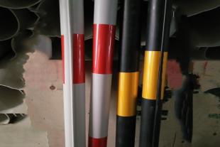 pvc红白黄黑反光防撞警示管 电力拉线保护套