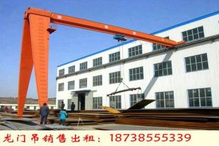 云南德宏龙门吊出租厂家10吨电动葫芦半门式起重机