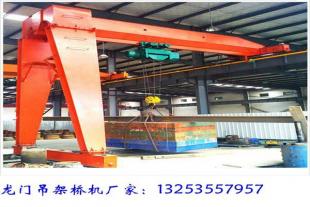 黑龙江黑河龙门吊租赁厂家20吨跨度18米门机销售价