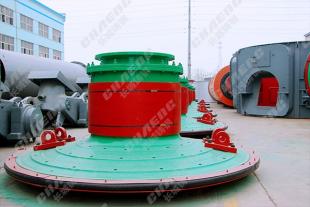 天津大型铸件配件厂生产10吨球磨机端盖
