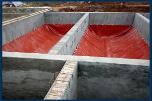 耐磨红泥沼气袋 沼气池专用膜 厌氧反应池