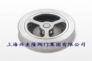 上海兴麦隆 CV71P对夹式升降止回阀 密封性好 不锈钢材质