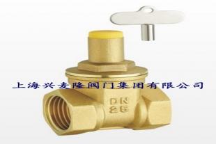 上海兴麦隆 FG15S黄铜带锁闸阀 介质水 压力1.6MPa